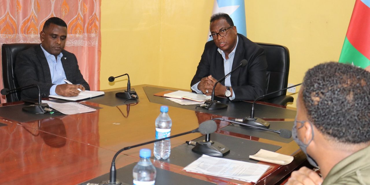 Guddoomiyaha Golaha wakiilada Dowlad Goboleedka KGS Amb. Dr. Ali Said Faqi ayaa shir la qaatey Saraakiil ka socoda Dowladda Mareykanka