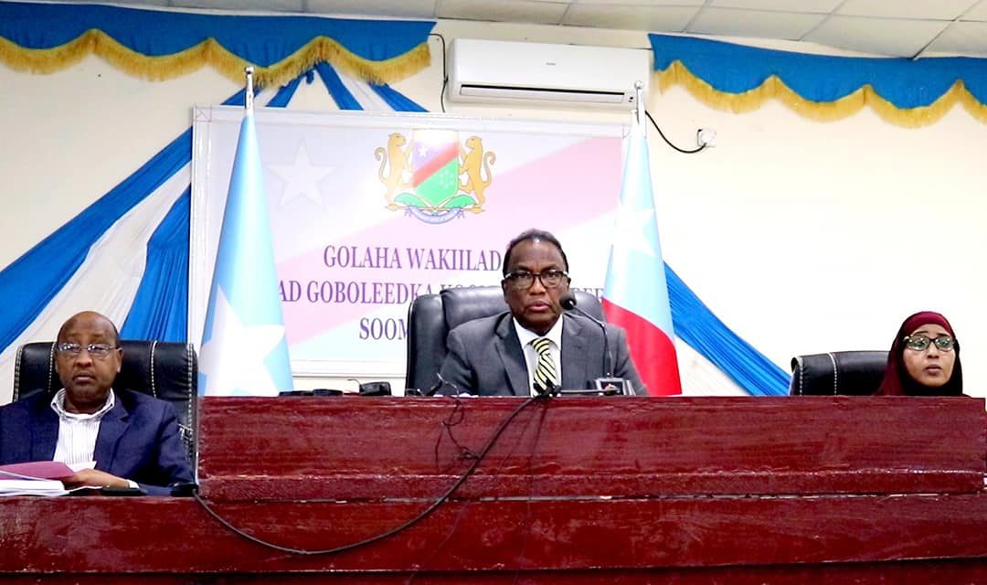 Guddoomiyaha Golaha Wakiilada KGS Amb. Dr. Ali Said Faqi ayaa Maanta shir Guddoomiyay