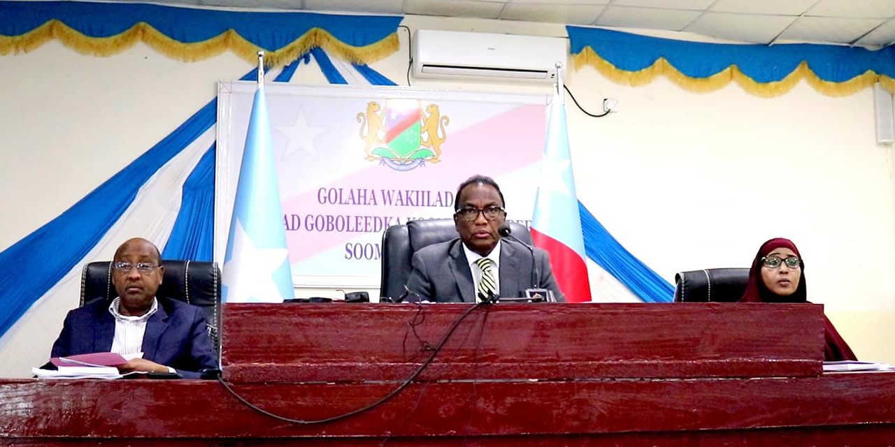 Guddoomiyaha Golaha Wakiilada KGS Amb. Dr. Ali Said Faqi ayaa Maanta shir Guddoomiyay