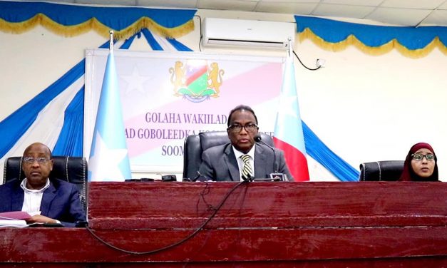 Guddoomiyaha Golaha Wakiilada KGS Amb. Dr. Ali Said Faqi ayaa Maanta shir Guddoomiyay