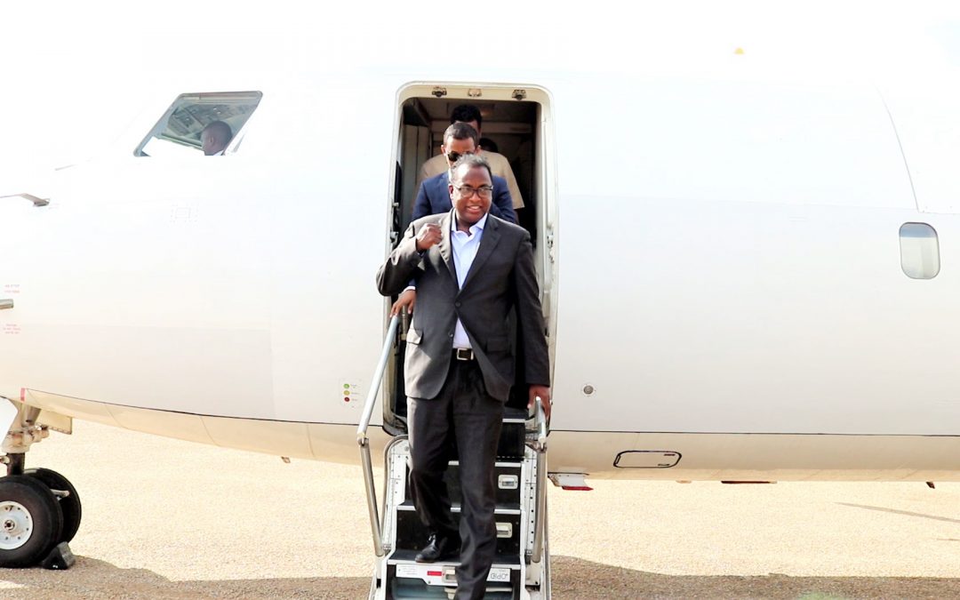 Wafdi uu hogaaminaayo Gudoomiyaha Baarlamanka