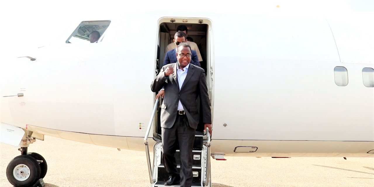 Wafdi uu hogaaminaayo Gudoomiyaha Baarlamanka