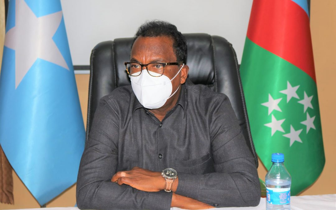 Kusimaha Madaxweynaha ahna Guddoomiyaha Golaha Wakiilada Dowlad Goboleedka Koonfur Galbeed Soomaaliya  Amb Dr Cali Saciid Faqi ayaa Maanta shir