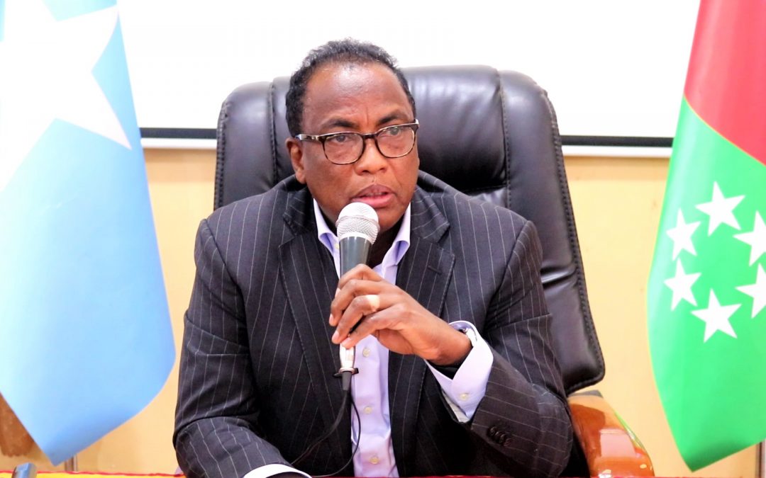 Gudoomiyaha Golaha Wakiilada Dowlad Goboleedka KGS Amb Dr Cali Saciid Cali Faqi ayaa